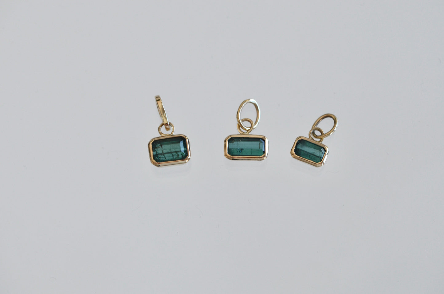 Teal Tourmaline Pendant