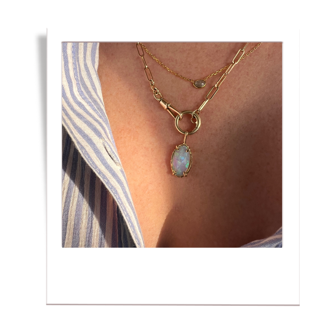 Oval Salt & Pepper Diamond