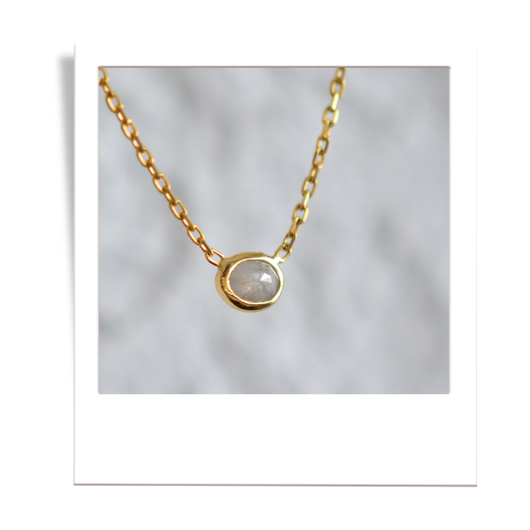 Oval Salt & Pepper Diamond