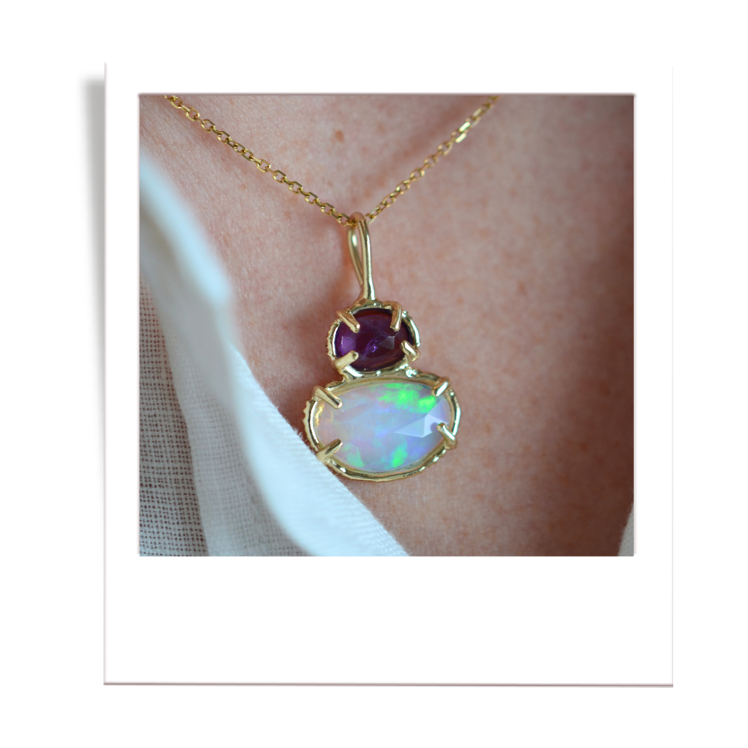 Amethyst & Welo OPal