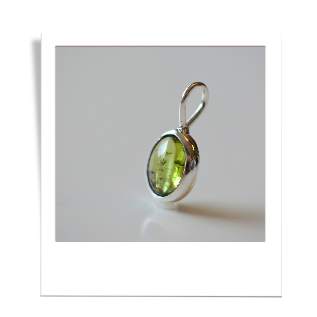 Peridot in silver