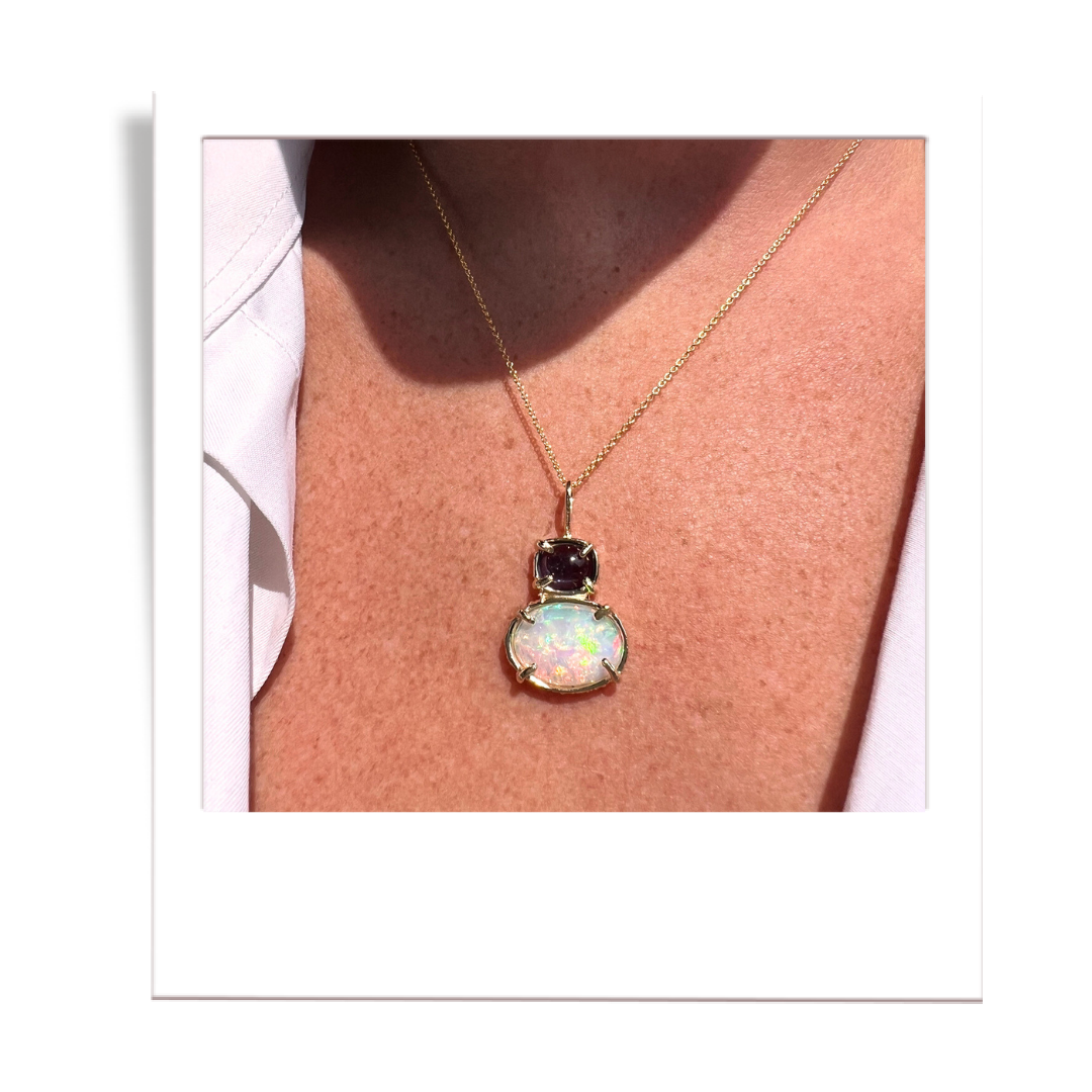 Iolite & Welo Opal