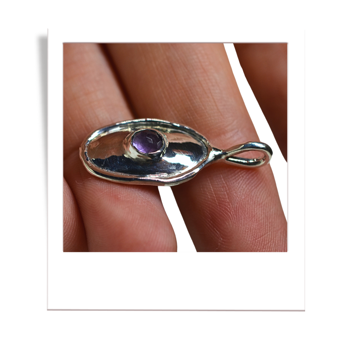 Amethyst Oval Pendant