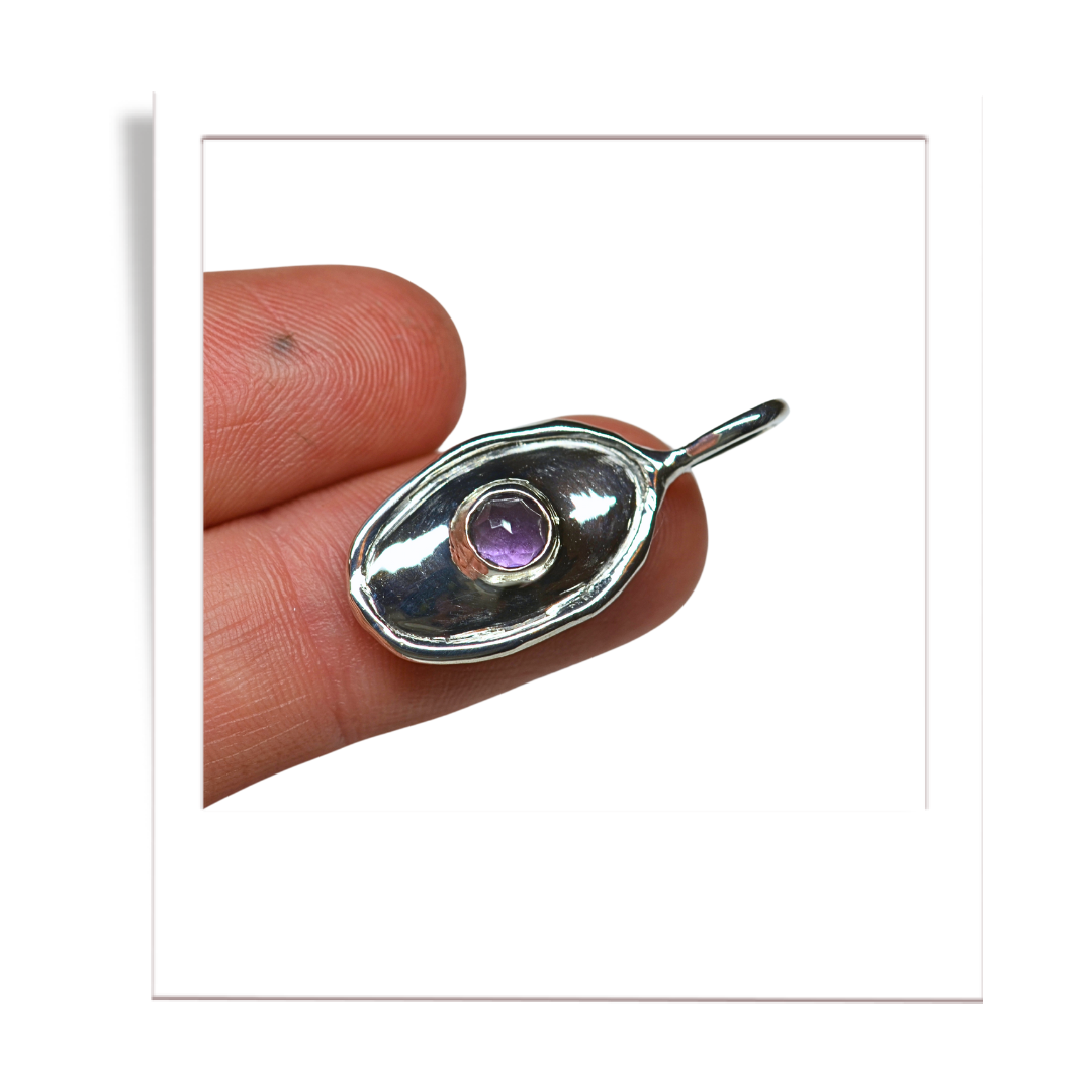 Amethyst Oval Pendant