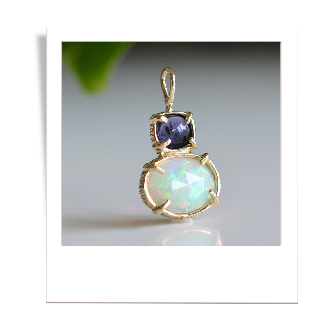 Iolite & Welo Opal