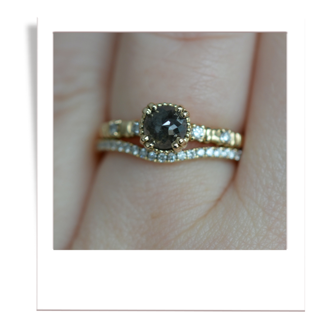 Salt and Pepper Austen Ring