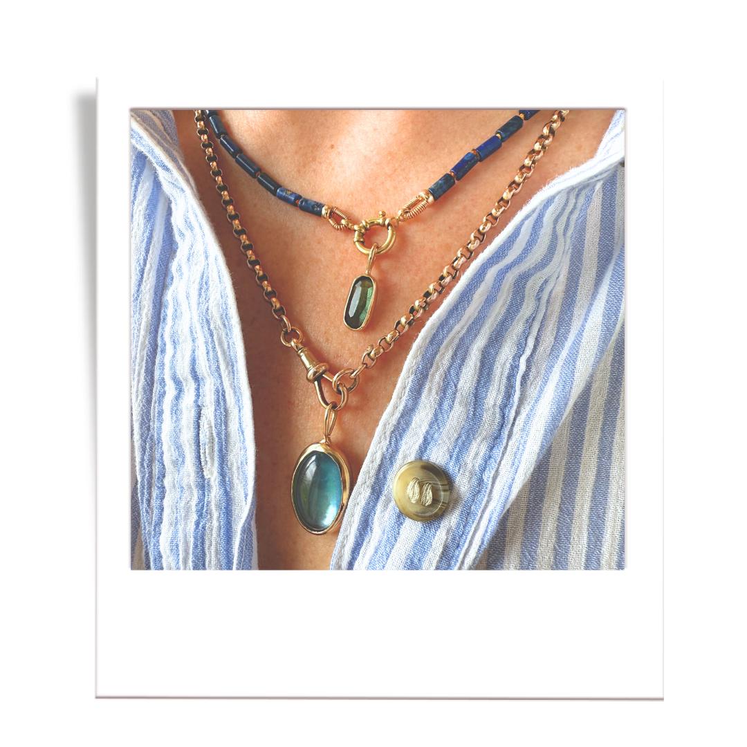 green faceted tourmaline