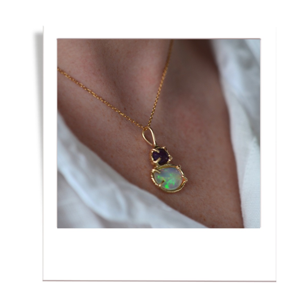 Amethyst & Welo OPal