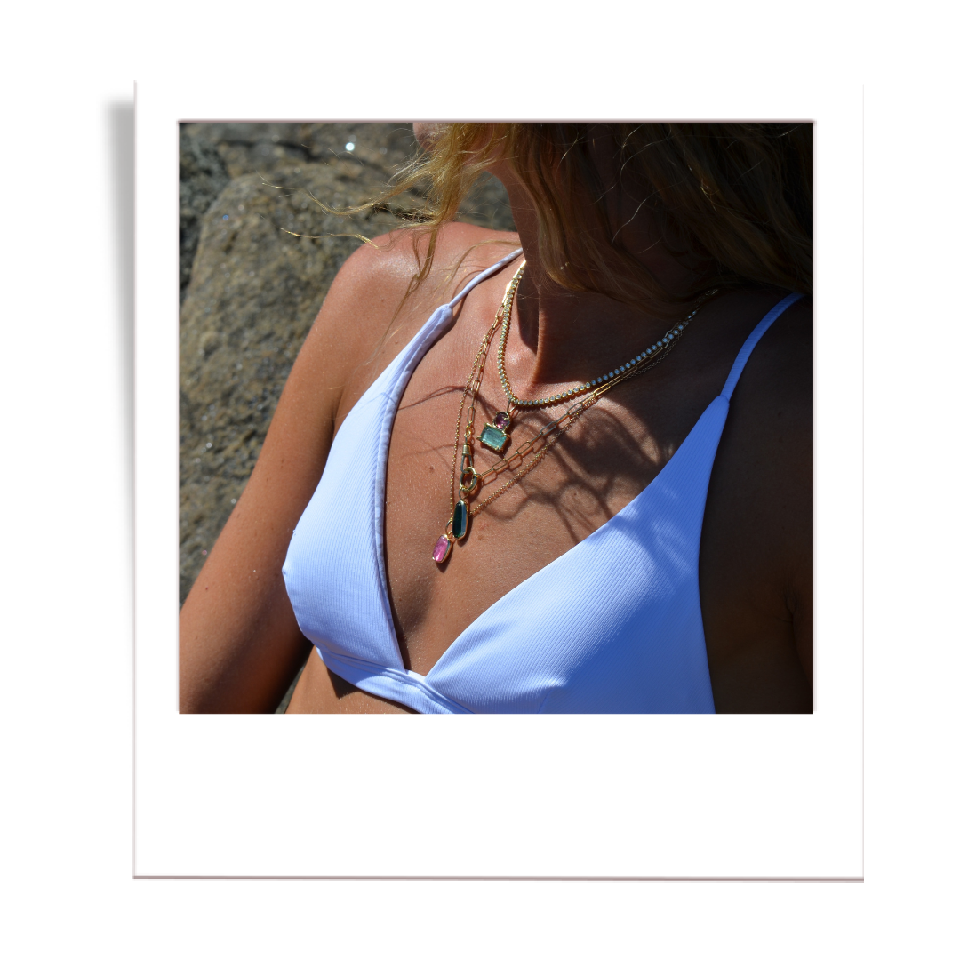 Pink and Minty Teal Tourmaline