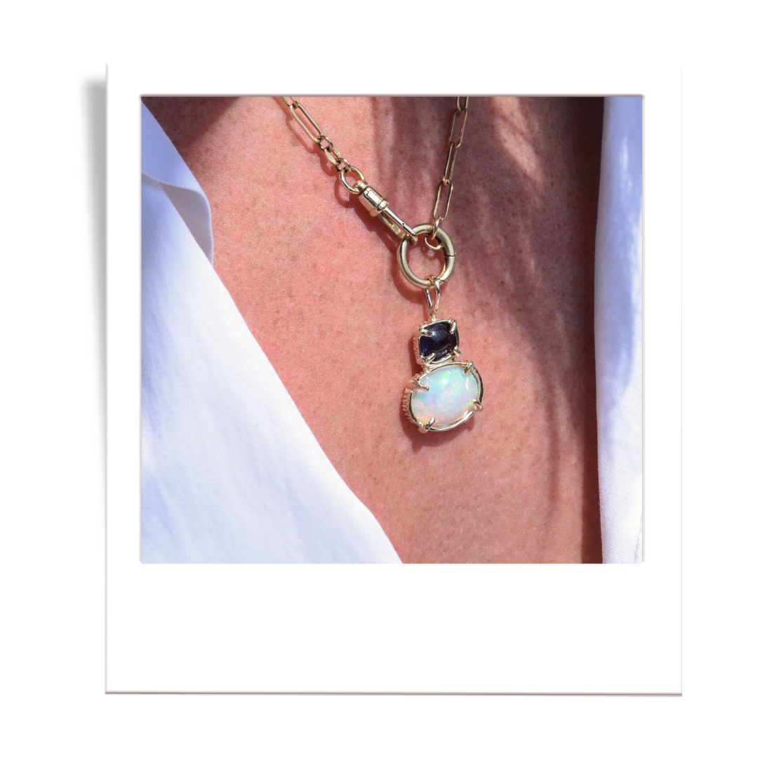 Iolite & Welo Opal