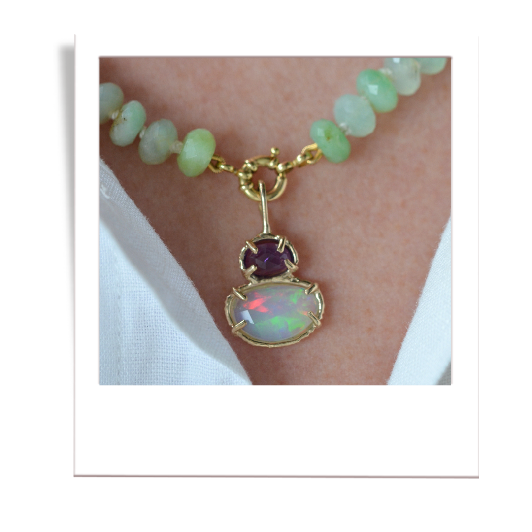 Amethyst & Welo OPal