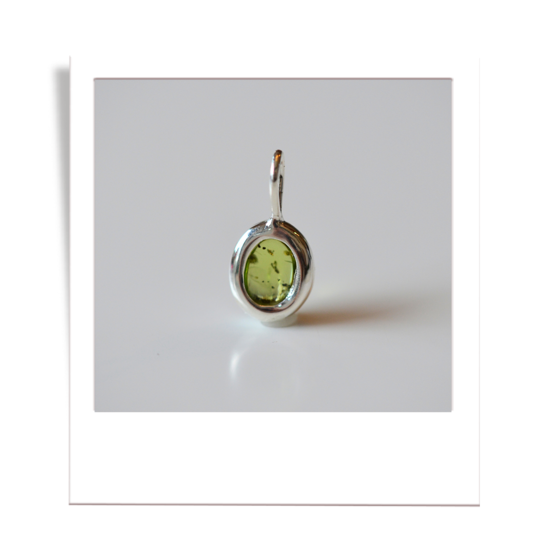 Peridot in silver
