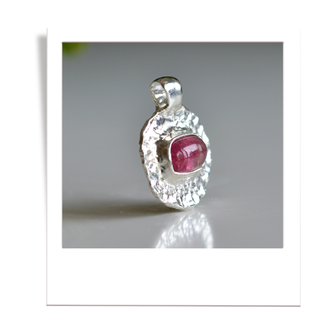 Pink Tourmaline Medallion