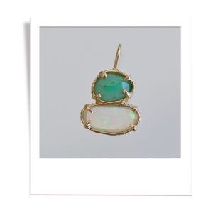 Rustic Emerald + Welo Opal