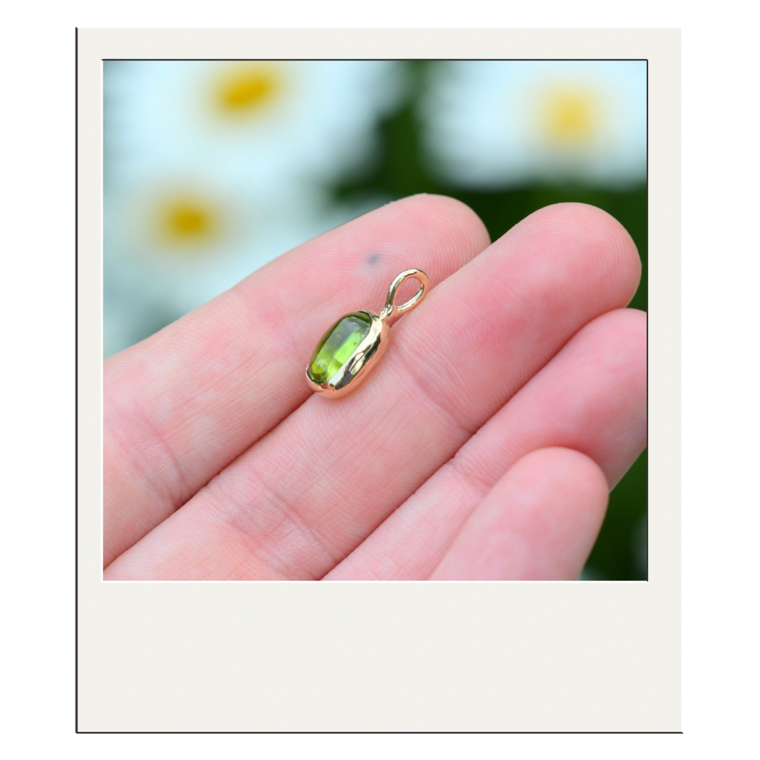 Gold Peridot Pendant II