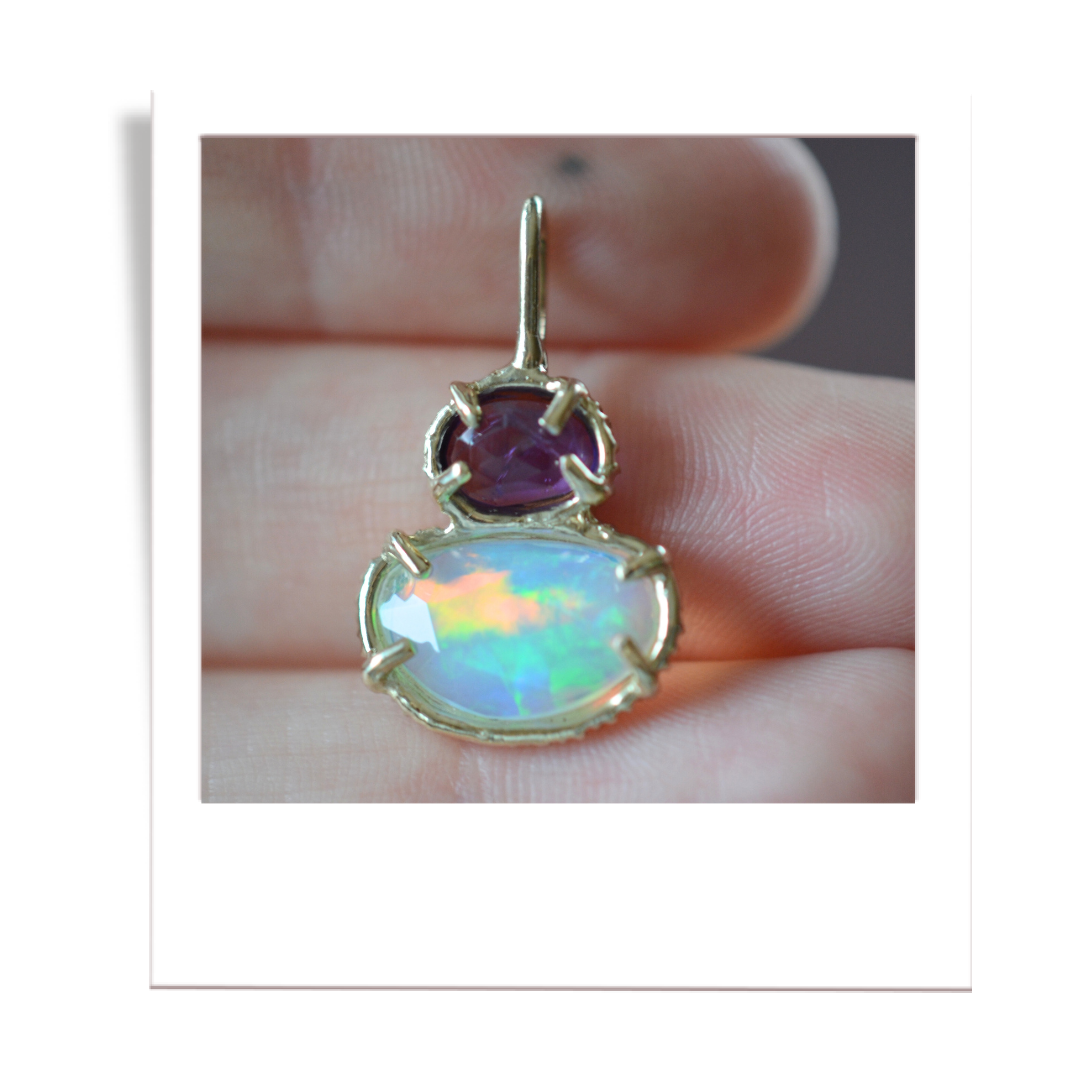 Amethyst & Welo OPal