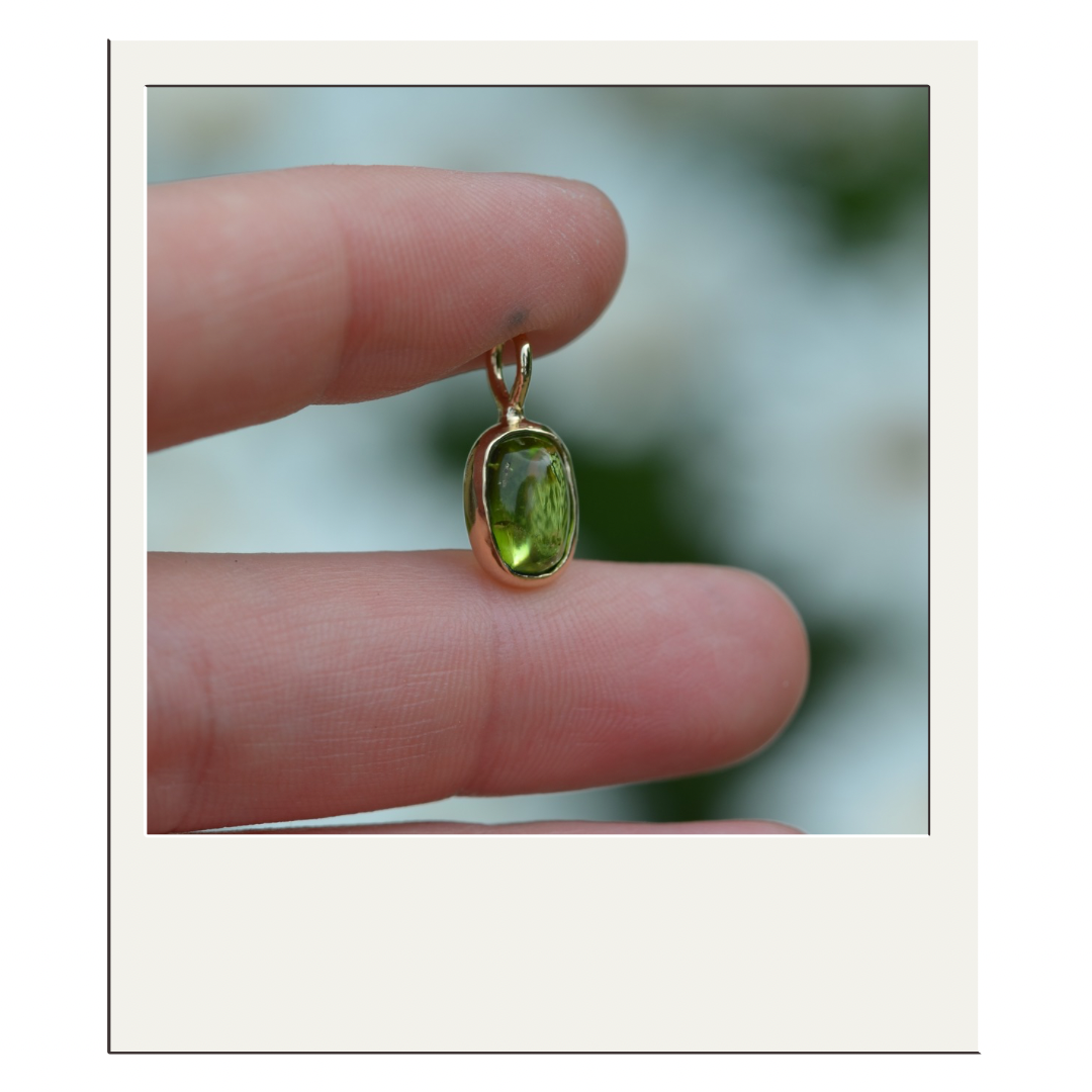 Gold Peridot Pendant II