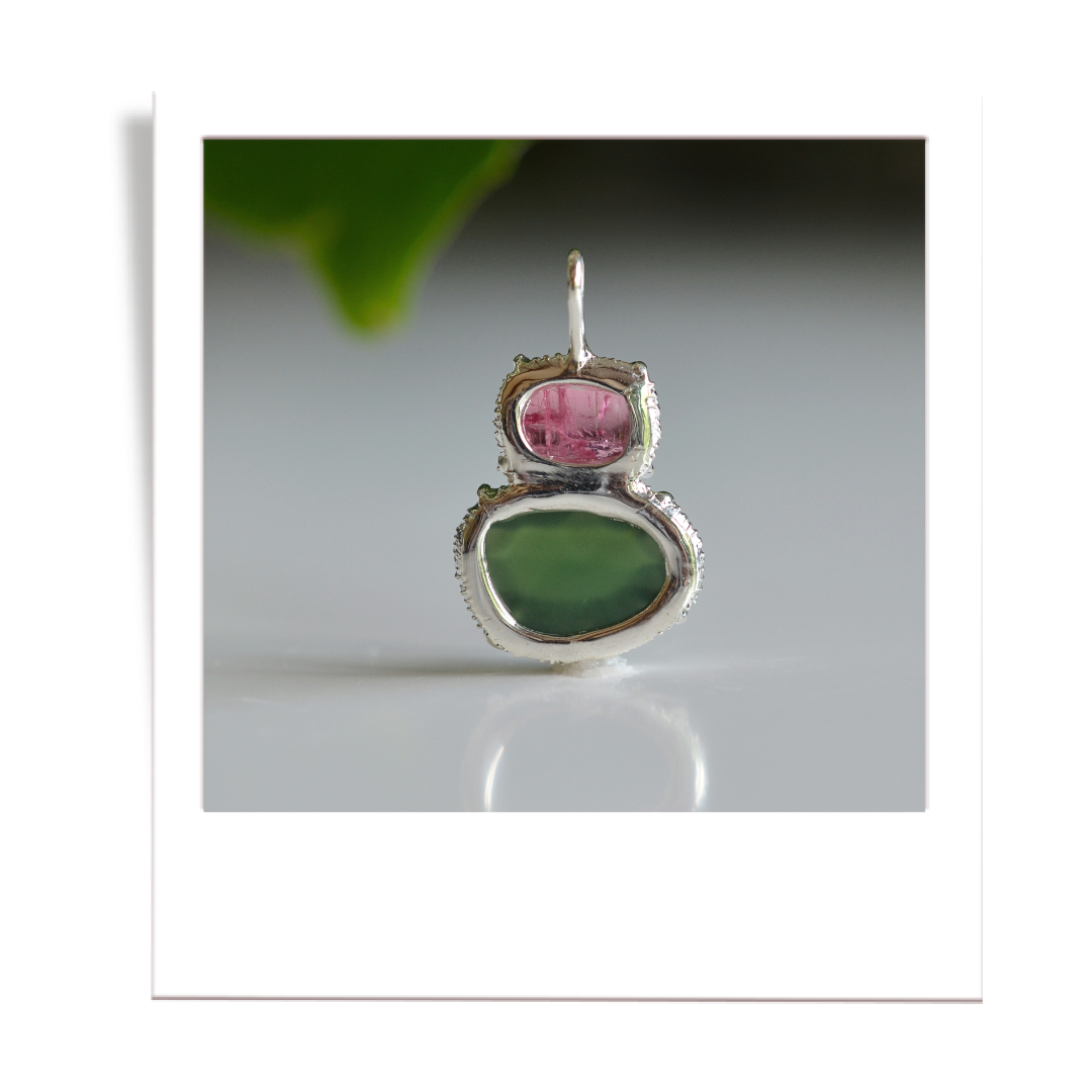 Pink Tourmaline & Serpentine