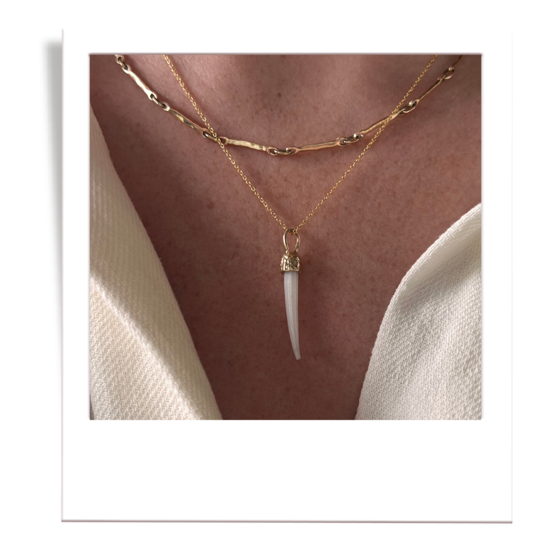 tusk shell pendant