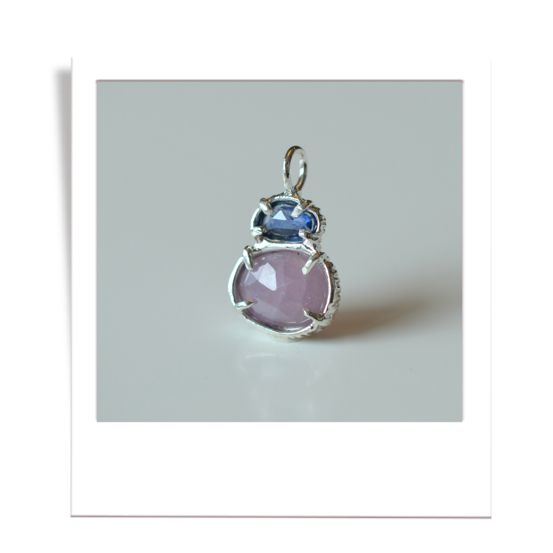 Blue and Pink Sapphire
