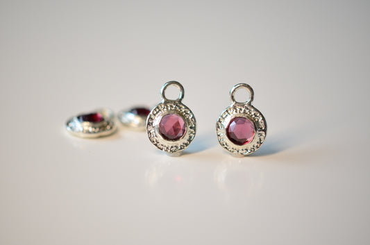 Garnet Earring Drops