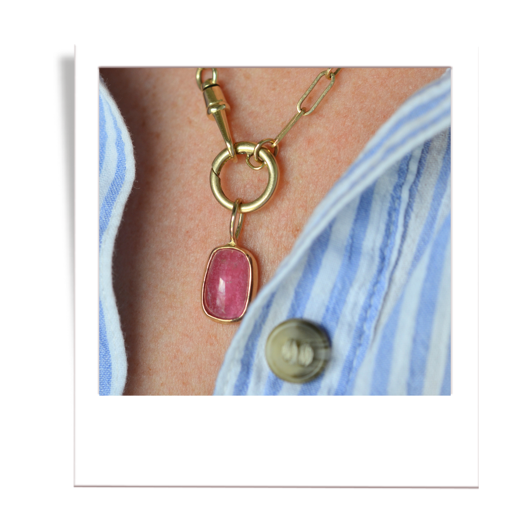Pink Tourmaline Pendant