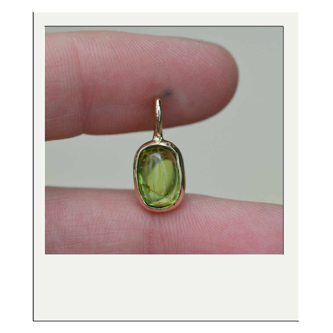 Gold Peridot Pendant II