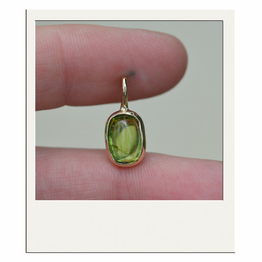 Gold Peridot Pendant II