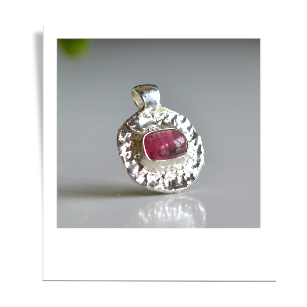 Pink Tourmaline Medallion