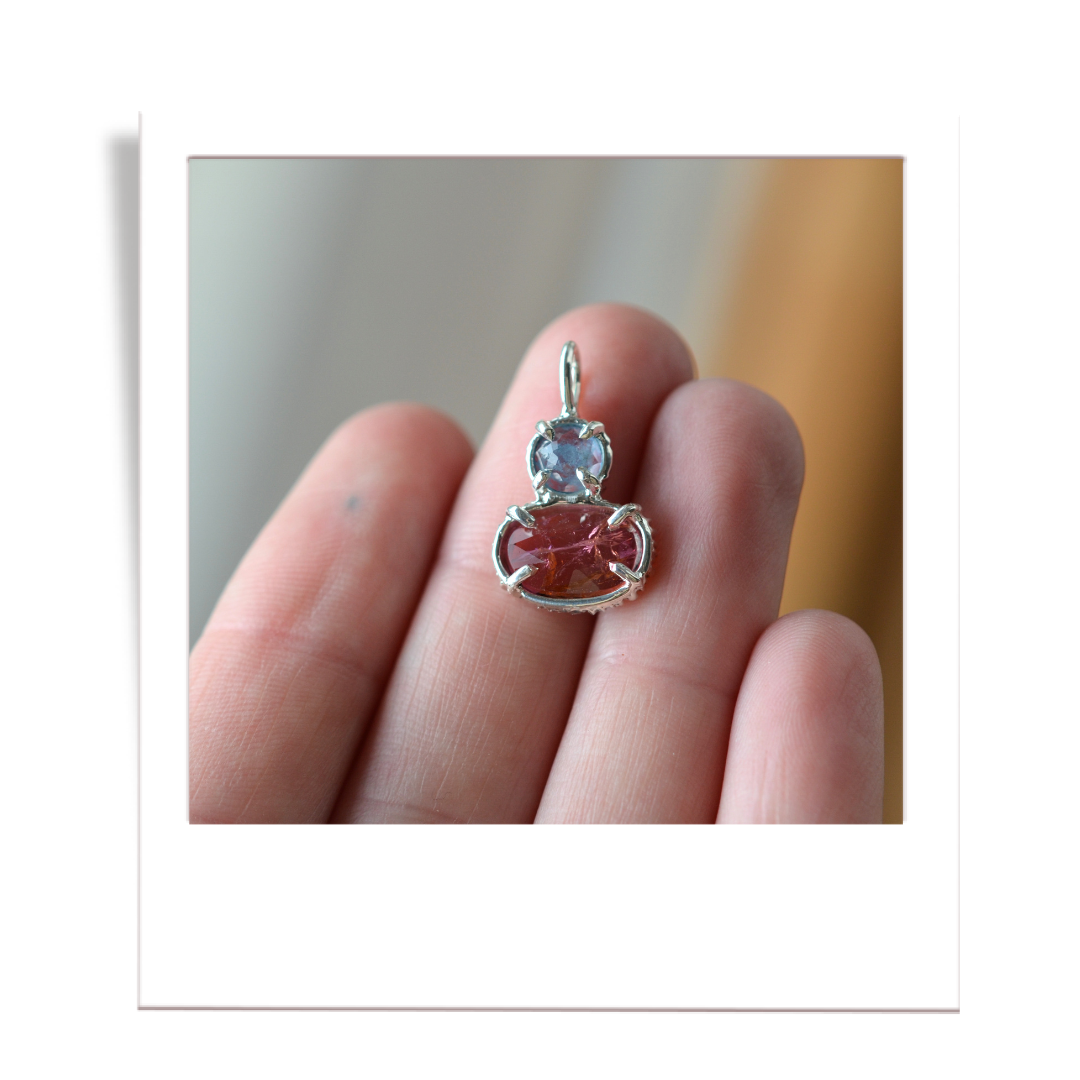 Aquamarine and Tourmaline