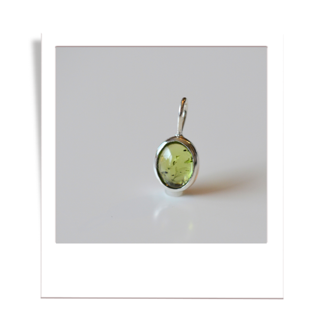 Peridot in silver