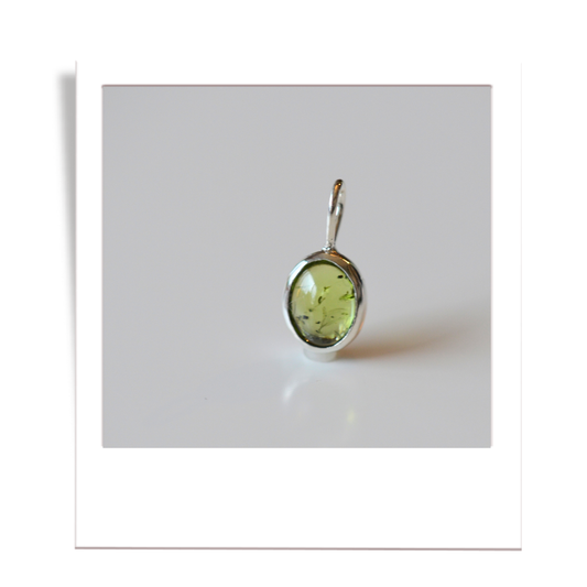 Peridot in silver