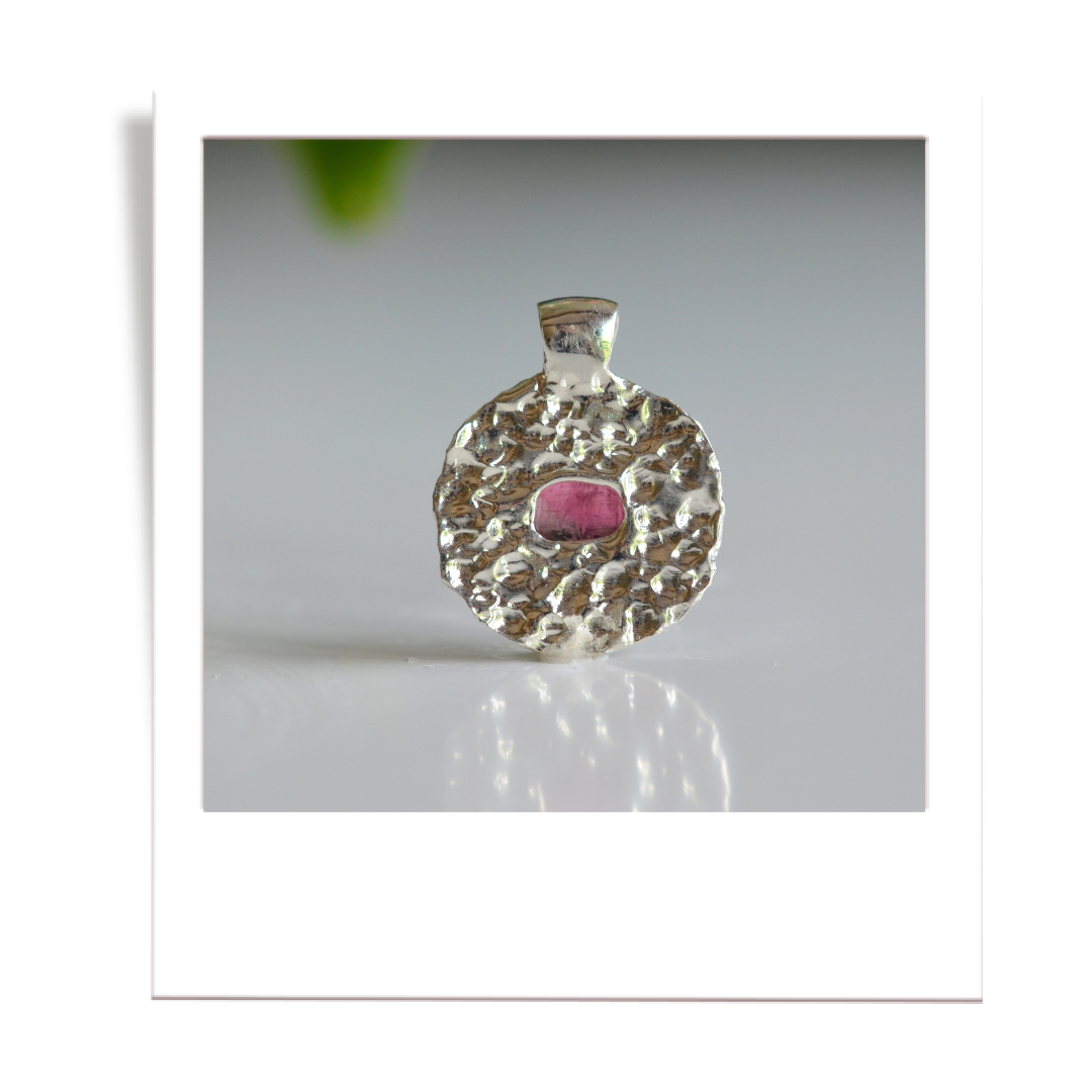 Pink Tourmaline Medallion