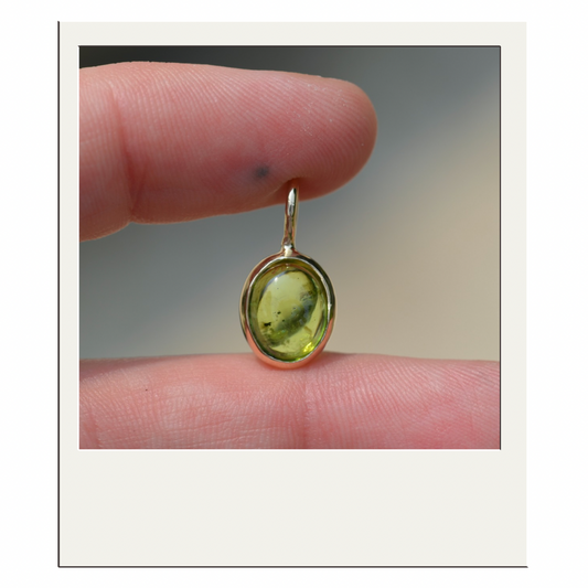 Gold Peridot Pendant I