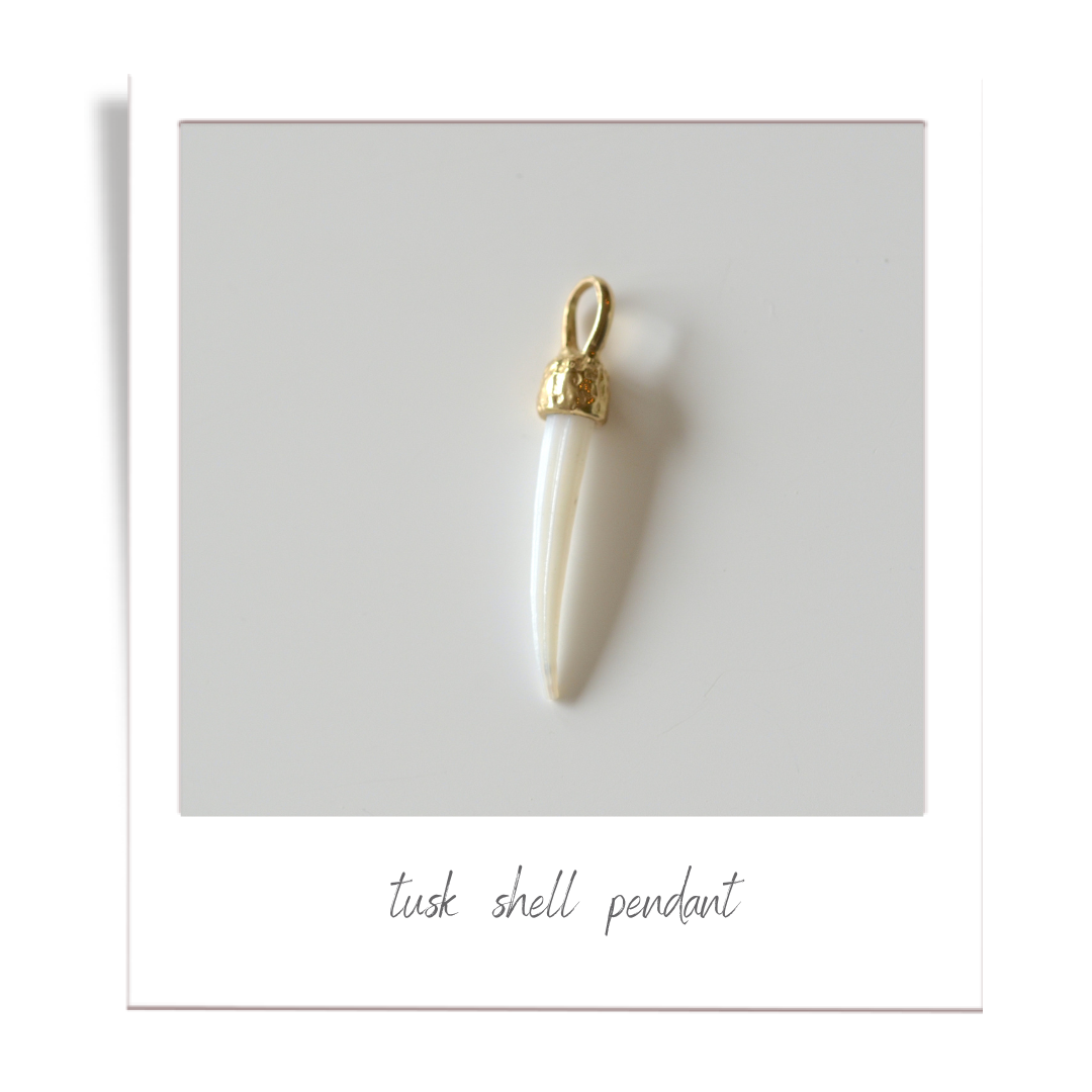tusk shell pendant