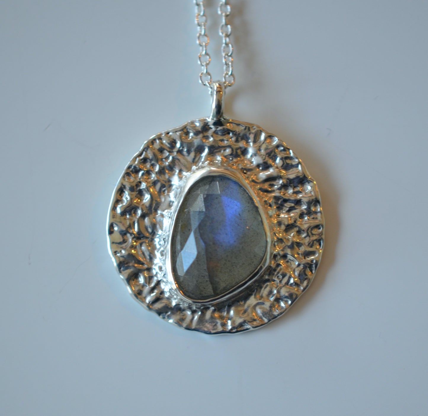 labradorite medallion