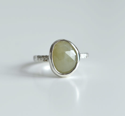 Pale Yellow-Green Sapphire