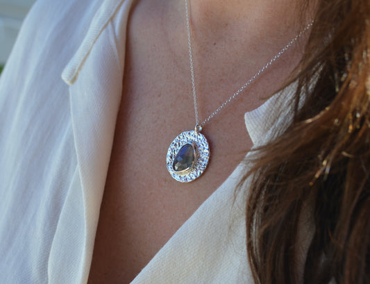 labradorite medallion